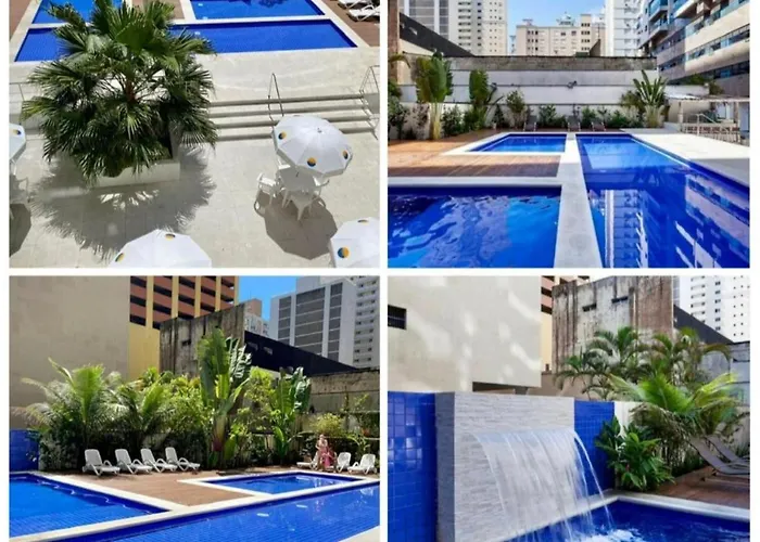 Apto Guarujá Pitangueiras 50 Metros do Mar Área de Lazer Completa